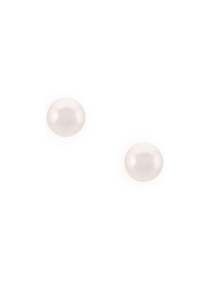 Baggins 14kt white gold pearl studs