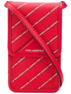 Karl Lagerfeld мини-сумка K/Stripe с логотипами