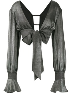 Jonathan Simkhai укороченная блузка с длинными рукавами