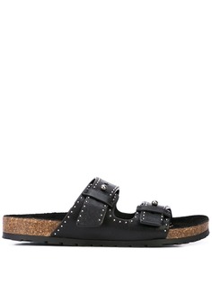 Saint Laurent шлепанцы Jimmy с заклепками