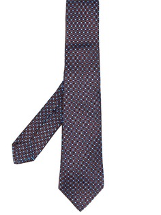 Kiton галстук с цветочным узором