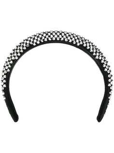 Prada studded embellished headband