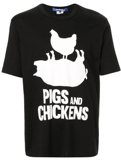 Junya Watanabe MAN Pigs and Chicken T-shirt