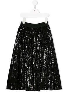John Richmond Junior декорированная расклешенная юбка