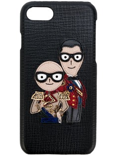 Dolce & Gabbana чехол для iphone 7 с дизайнерской заплаткой