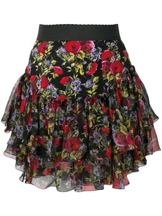 Dolce & Gabbana юбка с цветочным принтом