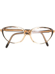 Yves Saint Laurent Pre-Owned очки в оправе кошачий глаз 1990-х годов