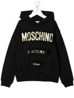 Moschino Kids худи с логотипом