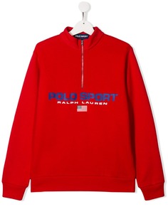 Ralph Lauren Kids толстовка на молнии с логотипом