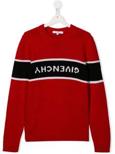 Givenchy Kids пуловер с логотипом