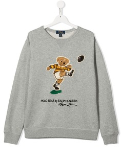 Ralph Lauren Kids толстовка с нашивкой Polo Bear