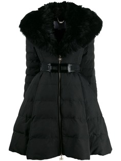 Elisabetta Franchi пуховик с поясом