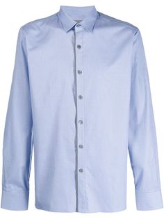 Lanvin рубашка на пуговицах с контрастной планкой