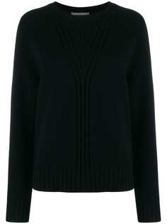 Alberta Ferretti трикотажный джемпер с круглым вырезом