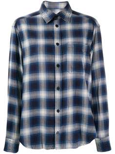 Zadig&Voltaire декорированная рубашка в клетку