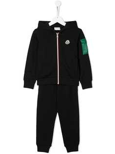 Moncler Kids спортивный костюм с нашивкой-логотипом