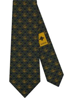 Gucci галстук с узором GG