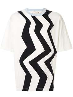 Marni zigzag print T-shirt