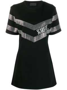 Philipp Plein платье-футболка Scarface