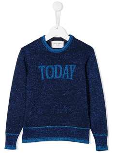 Alberta Ferretti Kids джемпер с вышивкой Today
