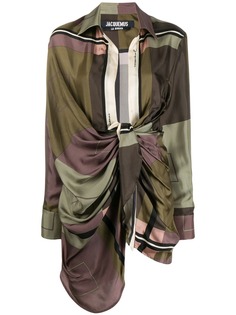 Jacquemus платье с драпировкой