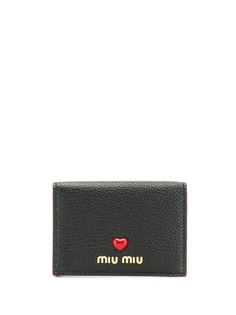 Miu Miu декорированный картхолдер