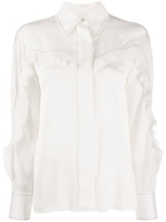 Sandro Paris рубашка с плиссировкой