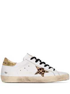 Golden Goose кеды Superstar с леопардовым принтом