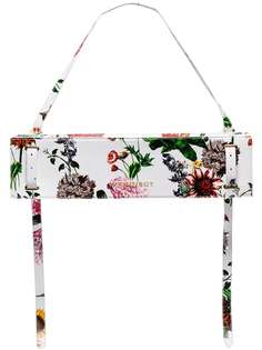 Y/Project сумка на плечо со складками и цветочным принтом