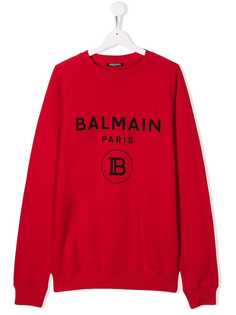 Balmain Kids толстовка с логотипом