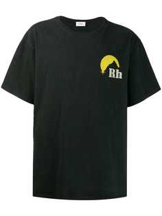 Rhude oversized logo T-shirt