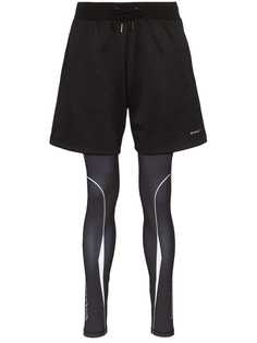 Givenchy logo print track shorts