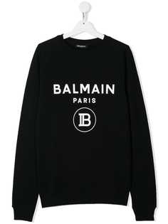 Balmain Kids толстовка с логотипом