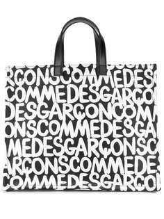 Comme Des Garçons all-over logo tote