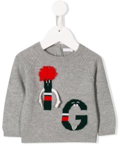 Il Gufo джемпер с круглым вырезом и вышивкой