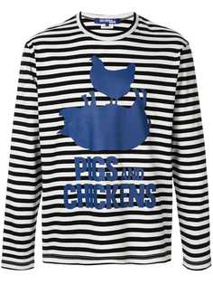 Junya Watanabe MAN Pigs Chickens print T-shirt