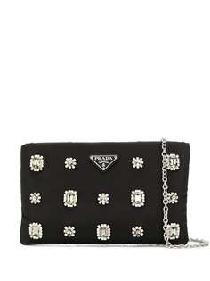 Prada zip pouch handbag