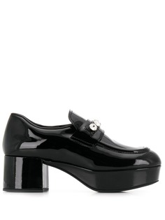 Miu Miu platform heeled loafers