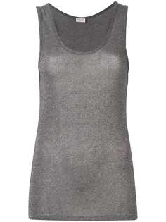 Saint Laurent топ облегающего кроя