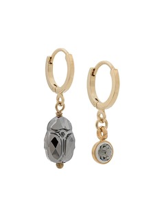 Isabel Marant Vedette mismatched hoop earrings