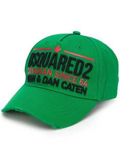 Dsquared2 бейсболка с вышитым логотипом