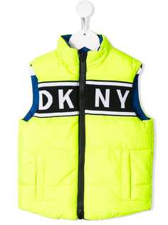 Dkny Kids двусторонний жилет с логотипом