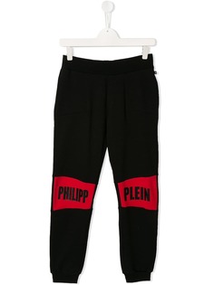 Philipp Plein Junior спортивные брюки Statement