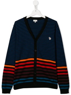 Paul Smith Junior полосатый кардиган