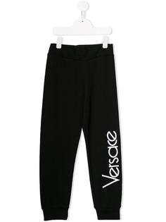 Young Versace спортивные брюки с логотипом