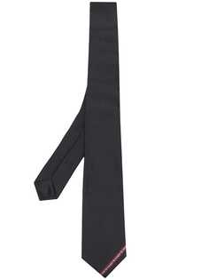 Givenchy галстук с контрастной полоской и логотипом