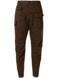 Dsquared2 зауженные брюки карго