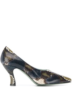 Paola Darcano туфли-лодочки с тиснением под кожу змеи