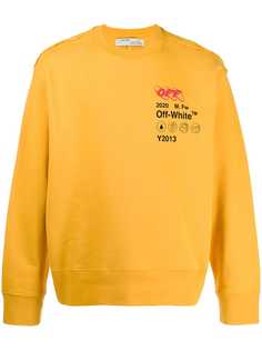 Off-White джемпер с вышитым логотипом