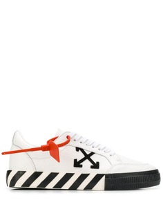 Off-White кеды в полоску